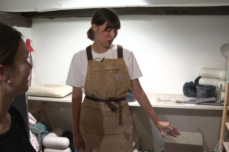 Chiara Bonato, sculptrice de Limoges, utilise la céramique pour créer des illusions d’optique.