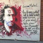 Trélissac : le maire dépose plainte après des tags antisémites sur la fresque de Louise Michel.
