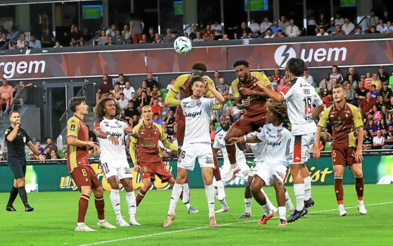 En Avant Guingamp s’effondre à Metz, une production jugée insuffisante en deux minutes.