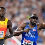 Marcell Jacobs blessé, Romell Glave remporte l’or au 100 mètres masculin des championnats d’Europe.