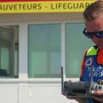 Drones et aéroglisseurs surveillent les grandes marées en mer du Nord en France