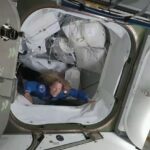 Sophie Adenot réalise une sortie dans l&rsquo;espace pour finaliser sa mission.