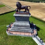 Le Lion de Waterloo en Belgique célébrera son 200e anniversaire après cinq mois de restauration.