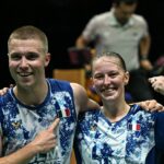 Thom Gicquel et Delphine Delrue, premiers Français champions du monde en double mixte de badminton