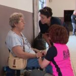 Pomas : Les habitants organisent le déblaiement après le passage de la tornade.