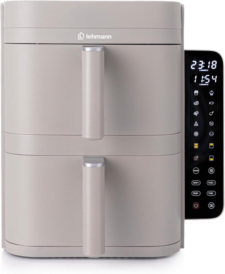 LEHMANN lance une friteuse à air XXL 12L avec 10 programmes et technologie sans huile.