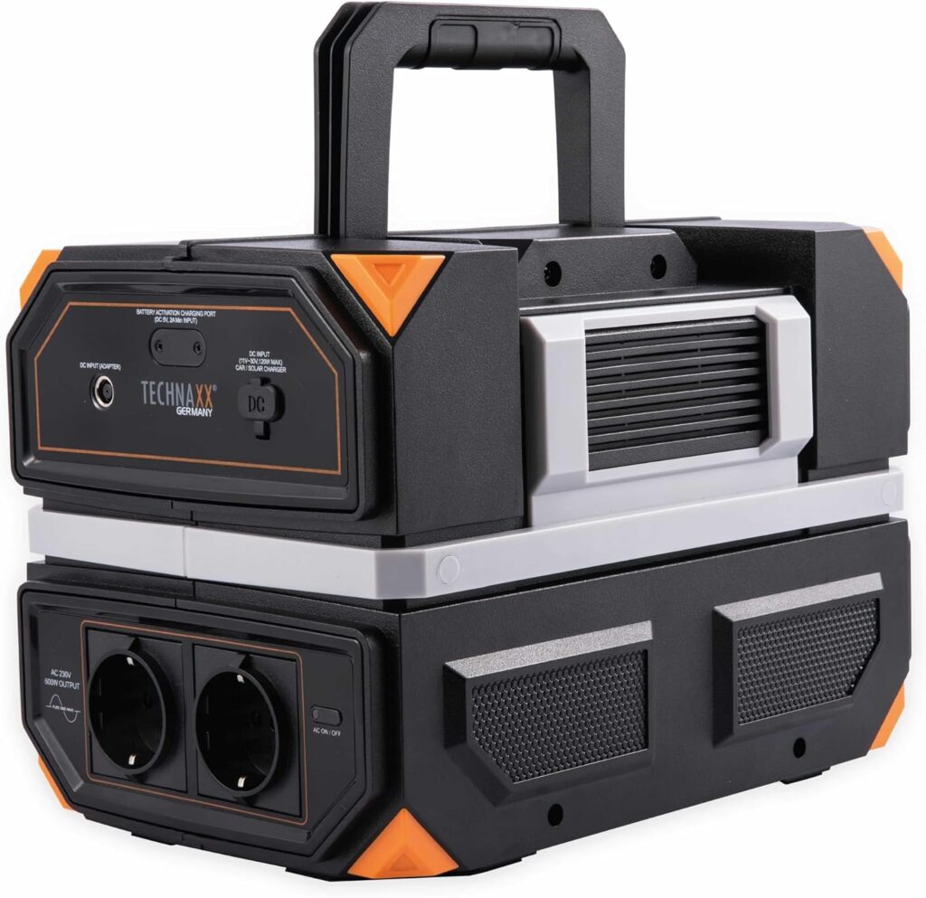 Technaxx lance la TX-202, une station d’alimentation portable de 504 Wh pour le camping.