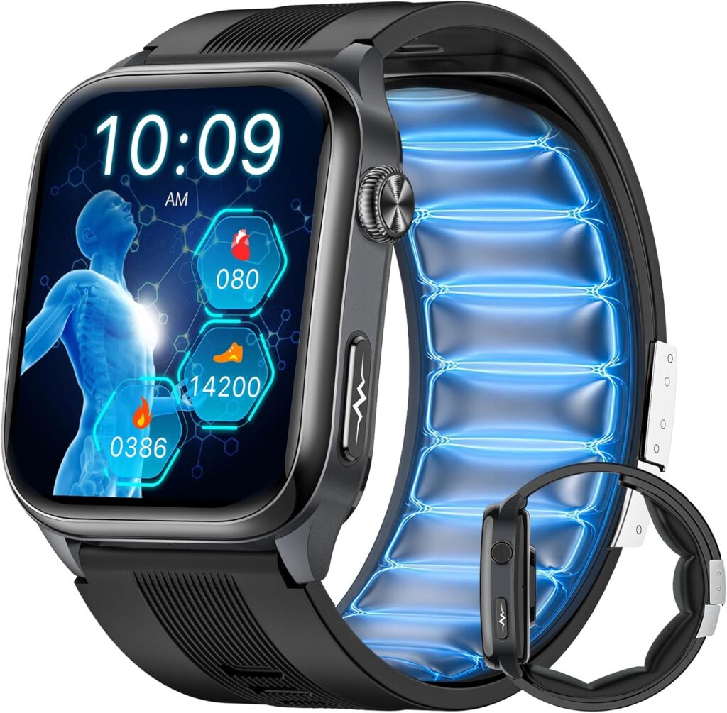 FOSMET S101 : Montre connectée homme avec surveillance de la pression artérielle et ECG