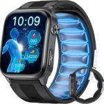FOSMET S101 : Montre connectée homme avec surveillance de la pression artérielle et ECG