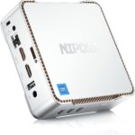 NiPoGi Mini PC équipé de 12 Go RAM et 256 Go SSD avec sorties 4K et connectivité avancée.