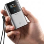 CUKTECH 10 Mini 55W 10000mAh Batterie Externe Avec Écran LED et Câble, Trois Ports
