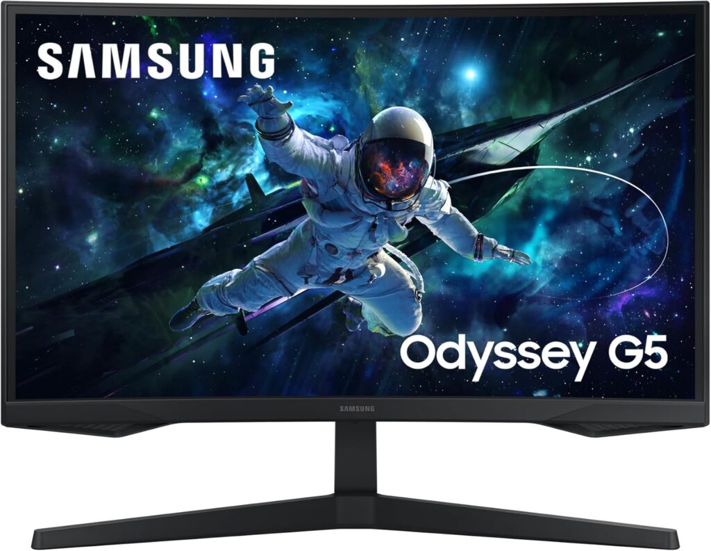 Samsung Odyssey G55C : Moniteur incurvé QHD avec fréquence de 165Hz et support AMD FreeSync