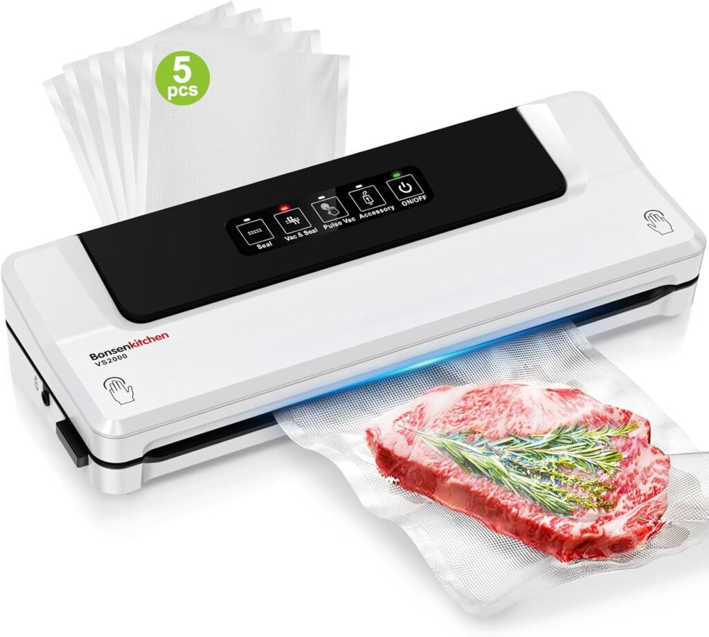 Bonsenkitchen VS2000 : un scellant sous vide pour la cuisson et la conservation des aliments frais