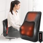 Careboda Shiatsu Massager : coussin de massage électrique avec chaleur et 8 nœuds adjustables