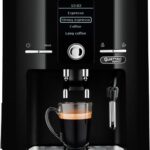 Krups EA82FO : Machine à café expresso automatique de 1,7 L en noir, sans capsule.