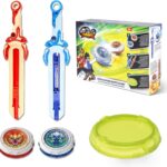 Infinity NADO : ensemble de toupies de combat pour enfants avec arène modulaire et lanceurs.