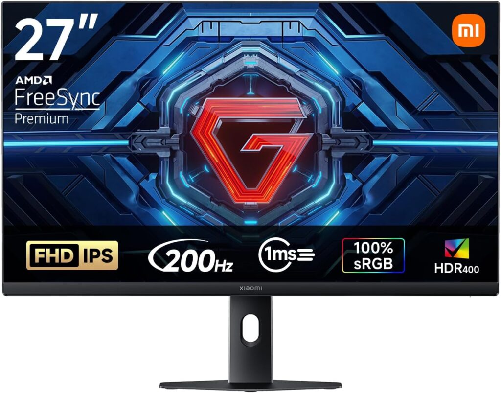 Xiaomi lance un moniteur de jeu de 27 pouces avec 200 Hz et certification TÜV pour faible lumière bleue.