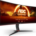AOC Gaming lance son moniteur incurvé CU34G2XPD/BK avec résolution 3440 x 1440 et taux de rafraîchissement de 180 Hz