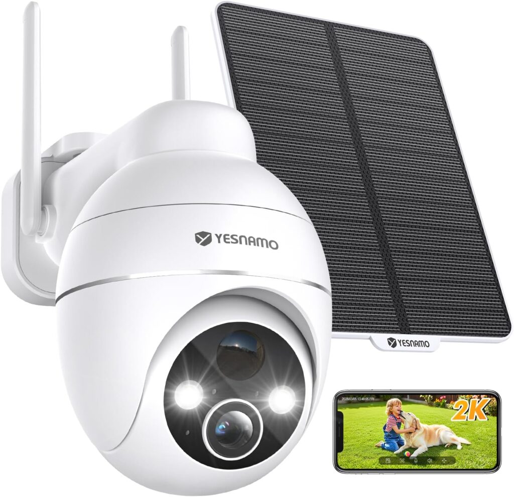 Lancement de la caméra de surveillance 2K Wireless 360° avec détection PIR et audio bidirectionnel