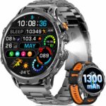 LIGE Men’s Smart Watch : écran HD de 1,85 pouce, 110+ modes sportifs et étanchéité IP68