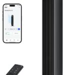 DREO Smart Tower Fan : Ventilateur silencieux avec contrôle vocal, oscillation à 90° et 8H de minuterie