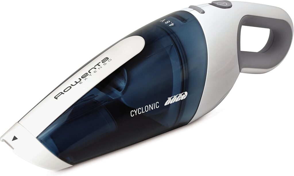 Rowenta présente un aspirateur à main sans fil compact de 4,8 V et 375 ml pour le nettoyage quotidien.