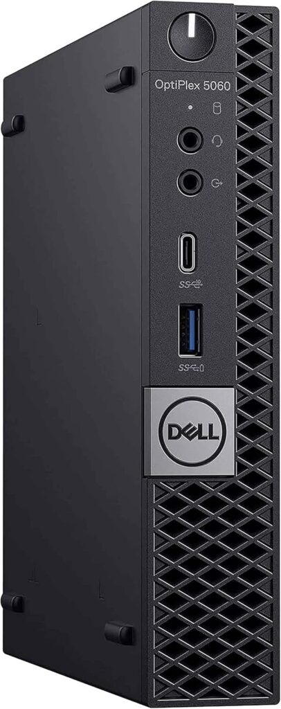 Dell présente le PC OptiPlex 5060 Micro avec Intel I5-8600T et 32 Go de RAM.