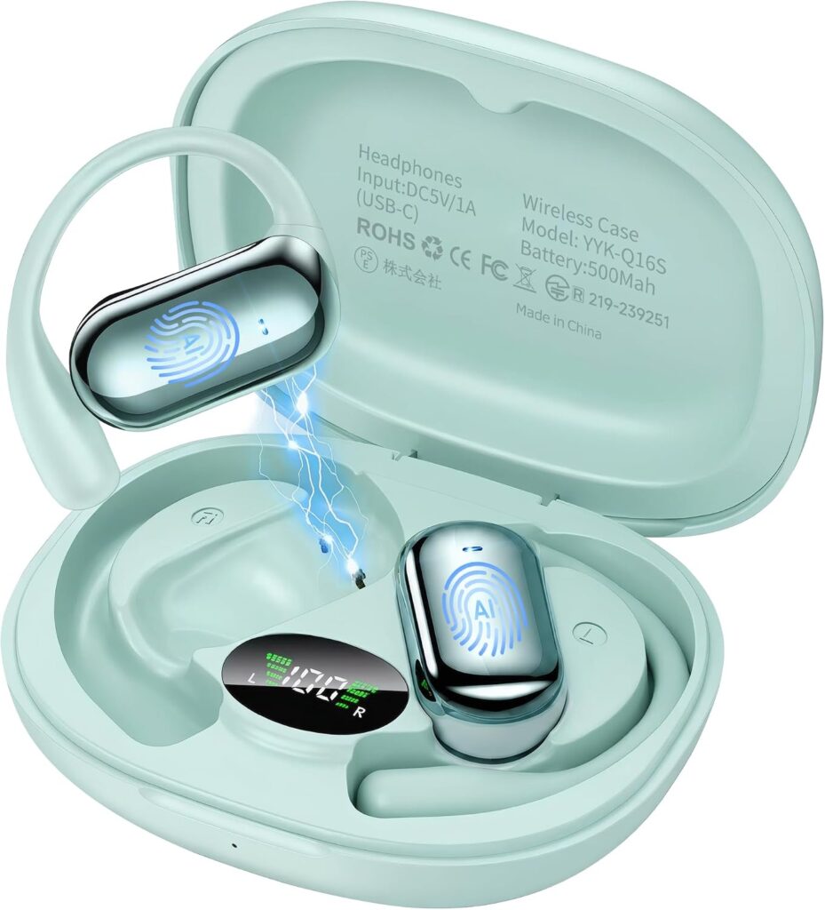 Nouveaux écouteurs traducteurs Bluetooth 6.1 avec autonomie de 80 heures et 198 langues.