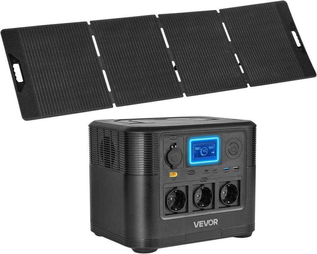 VEVOR Lance une Station Électrique Portable de 1800W pour Urgences Domestiques et Camping