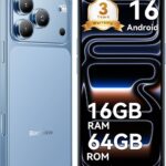 Blackview Wave 7C : Smartphone Android 16 Go, 64 Go/Ram, 32MP, 5000mAh, IP54, Dual SIM