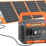 FlashFish 144.3Wh Portable Power Station et panneau solaire de 100W pour le camping et les voyages