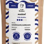 Café Bonnac : Café moulu 100% Arabica du Kenya, torréfié en France, au goût intense.