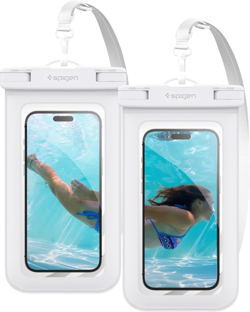 Spigen A601 IPX8 : Pochette étanche pour smartphone offrant protection contre l’eau et la poussière