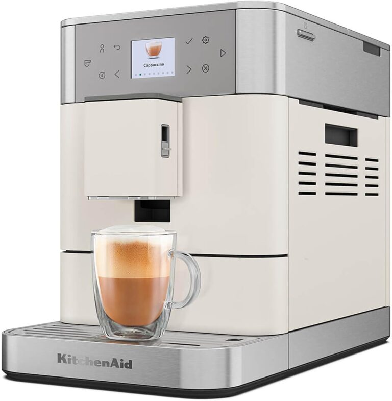 KitchenAid KF6 : machine à espresso et cappuccino avec moulin et technologie Thermocoil.
