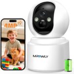 Surveillance intérieure : caméra WiFi 360° avec vision nocturne et audio bidirectionnel.