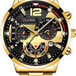 Montre mécanique et digitale pour homme : chronographe en acier inoxydable avec fonction chronomètre