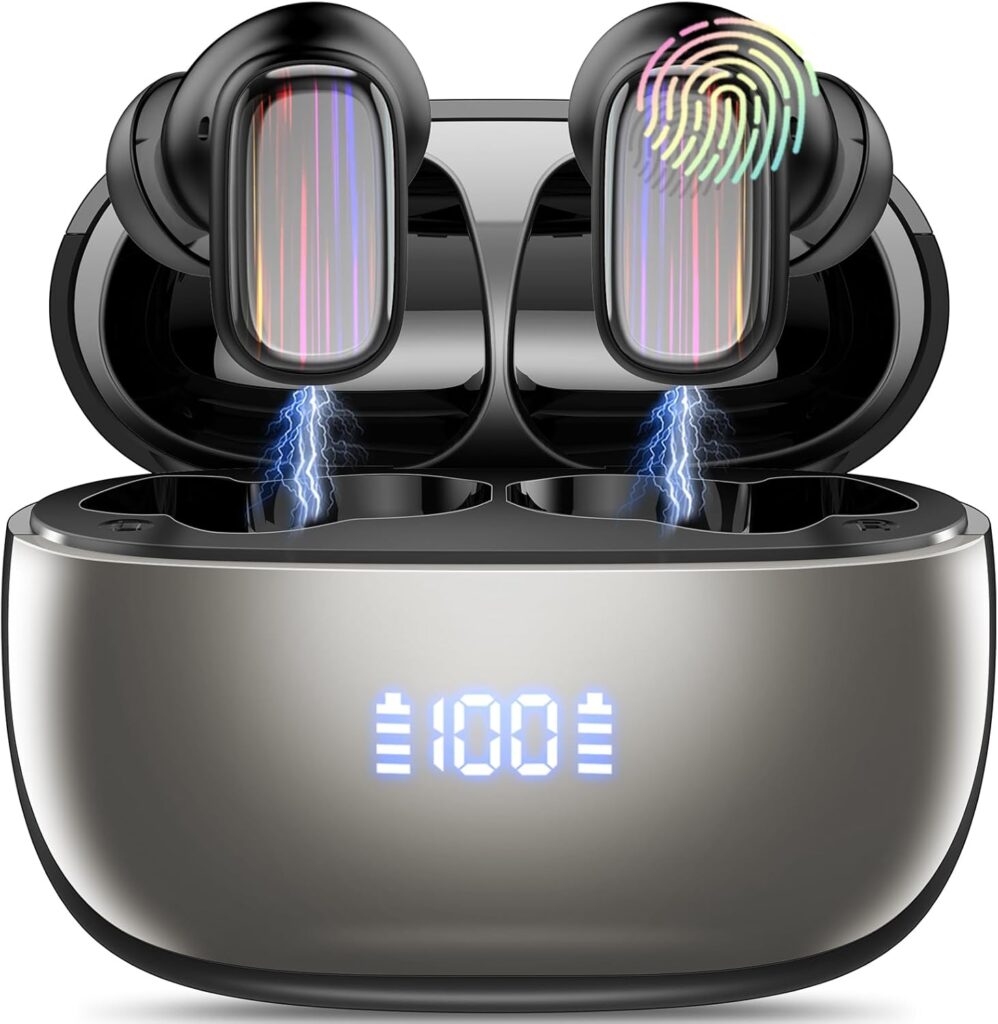 Casque audio Bluetooth 5.4 avec traduction instantanée en 164 langues pour les affaires et l’étude.
