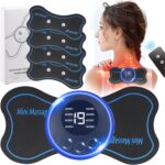 Dispositif électrique de massage pour le corps et le cou avec 6 pads pour soulager les douleurs musculaires.