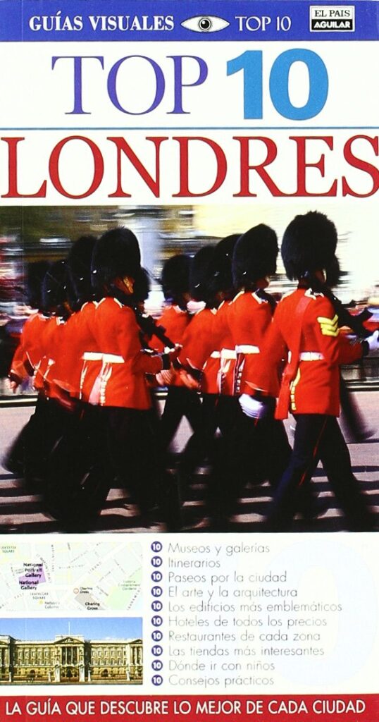 Londres publie une liste des 10 meilleures guías visuales pour les touristes et professionnels.