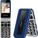 Artfone F20 : Téléphone mobile senior avec boutons larges et fonction SOS, écran de 4″