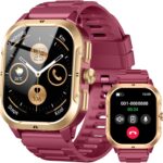 Lancement de la montre connectée Jugeman avec GPS intégré pour un usage militaire en rouge.