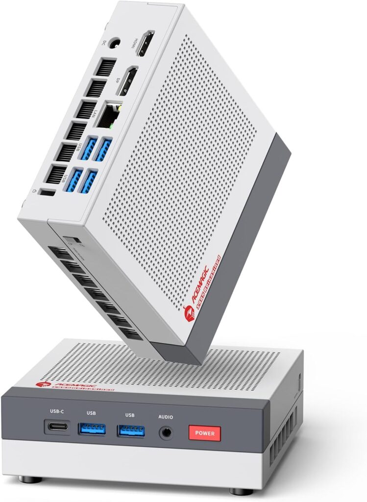 ACEMAGIC Retro X3 Mini PC Gaming : AMD Ryzen 7H, 16GB RAM, Triple Screen 4K