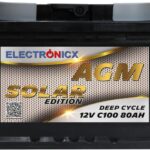 AGM Solar Battery 12 V 80Ah : Solution de stockage d&rsquo;énergie pour véhicules et systèmes solaires autonomes