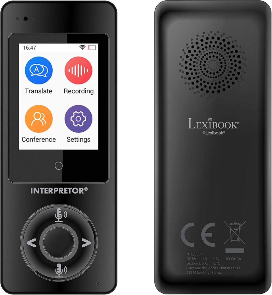 Lexibook lance l’Interpretor Talking Translator NTL2000 avec 75 langues et connectivité Bluetooth
