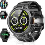 Montée en puissance des montres connectées : la montre intelligente militaire avec lampe LED et autonomie de 1000mAh.