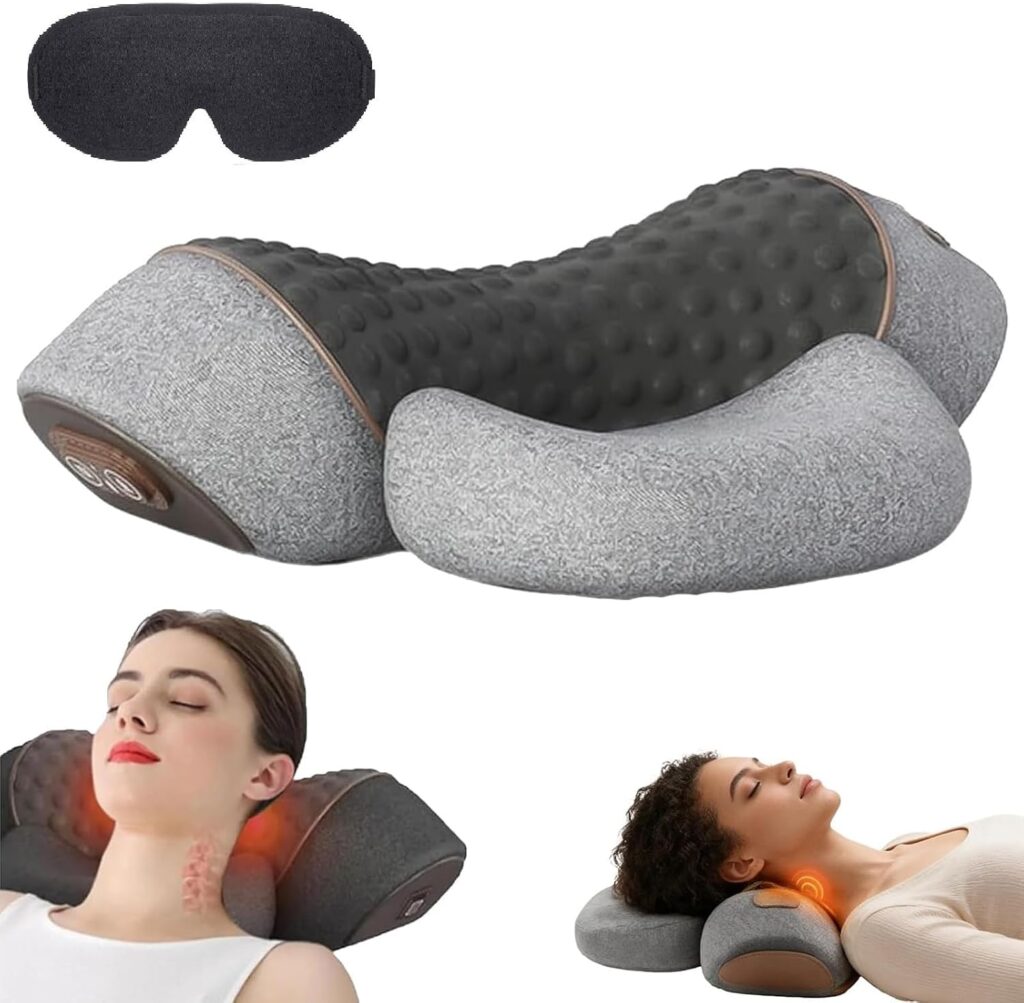 Spinea Cervicalm : un masseur cervical 3-en-1 pour soulager les douleurs au cou au bureau.