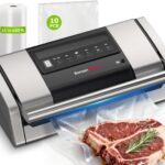 Bonsenkitchen VS5100 : Scellant sous vide performant avec coupeur intégré et sacs pré-découpés