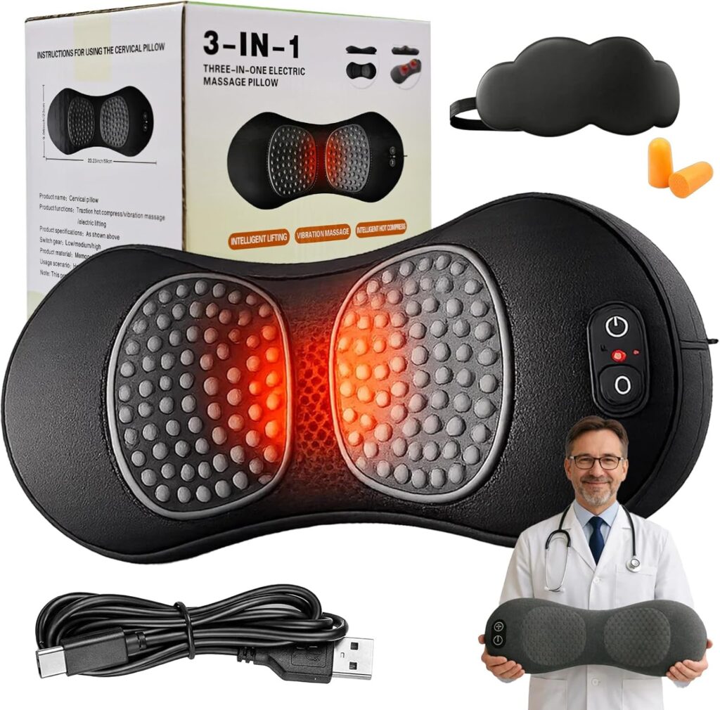 Lancement du masseur lombaire 3 en 1 avec chauffage et vibration pour le soulagement du sciatiques.