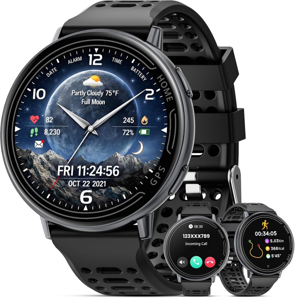 Lancement d’une montre connectée 1,39″ avec GPS, appels Bluetooth et suivi de la fréquence cardiaque.