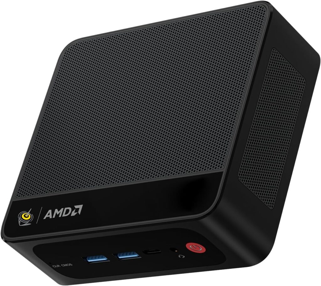 Beelink SER5 Pro : Mini PC équipé d’un AMD Ryzen 5, réseau WiFi 6, et 16 Go de RAM.